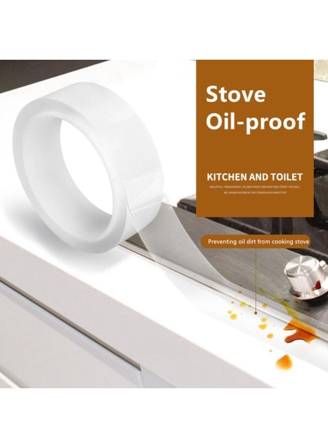 3/5M Waterproof Kitchen Sink Clear Tape Mildewproof Nano Tape Bathroom Toilet Crevice Strip Self-adhesive Pool Water Seal  - Image 3