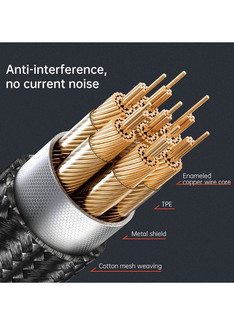 Mcdodo CA-900 USB-C to 3.5mm AUX Mini Jack Cable - 1.8M (Black) - Image 5