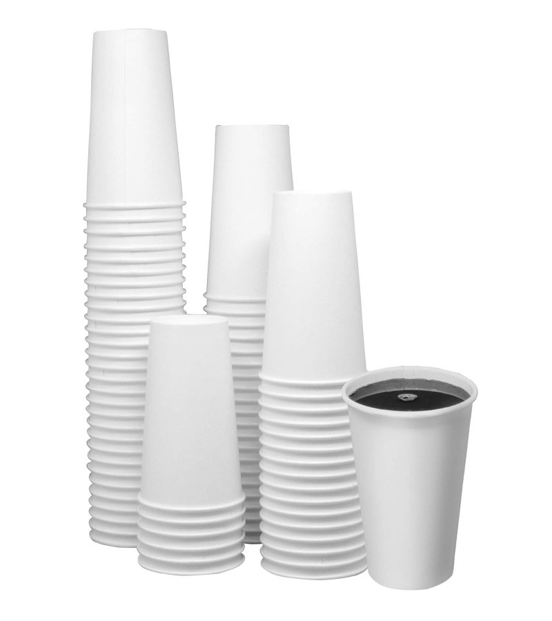 SafeWare SafeWare Disposable Coffee Cups and lids 16 oz 1000 sets  To Go Coffee Cups  Hot Beverages  Expresso  Tea  Coffee  Poly Coated with Rolled Edge Restaurant Grade 