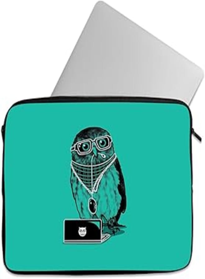 Laptop Sleeve 15.6 & 15 Inch Protective Case With Zipper Carrying Bag Laptop Sleeve Laptop Sleeve Laptop Sleeve 15.6 & 15 Inch-Tat Casual Printed Laptop Sleeve Lap 4018
