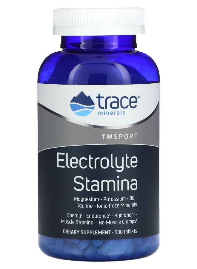 Trace Minerals TM Sport Electrolyte Stamina 300 Tablets