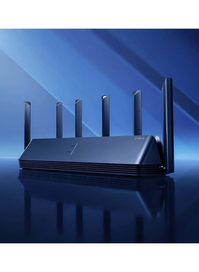 REBENUO Router  BE7000 2500M Dual Band Wi-Fi 6 Smart Home Router NFC Enhanced Black 2024 New Release - Image 2