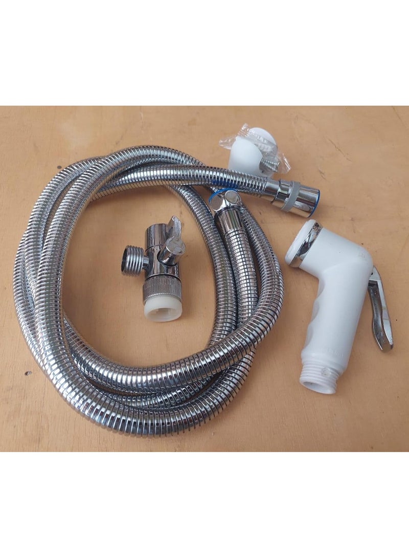 Easy-to-use portable travel bidet Code 101 carefully designed for the traveler with a 200cm Italian hose, bridge adapter, bidet handle and Teflon - Image 5
