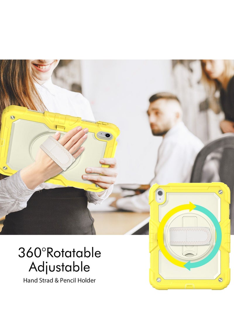 GULFLINK Back Cover Protect Case for ipad 10th 10.9 inch 2022（A2757/A2777 ) Yellow  - Image 2