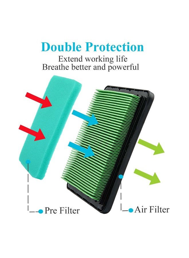 HOODELL GCV160 Air Filter Tune Up Kit for Honda GCV190 GC190 GC160 GX100 Engine HRC216 HRR216 HRR2169VKA HRX217 Lawn Mower, Replace GCV160 Spark Plug 17211-ZL8-023 Air Cleaner - Image 4