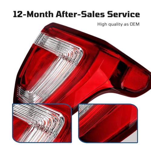 STRAUTOS Tail Lights Compatible with 2016 2017 2018 2019 Ford Explorer Rear Brake Lamp Assembly With Wire Harness and Bulbs Replace FB5Z13404A (2016-2019 Ford Explorer, Right Passenger Side) - Image 5