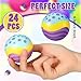 Vertintong 24 Pcs Monsters Birthday Party Favor 25 Inch Stress Balls Dots Squeeze Fidget Toys for Kids Adults Blue Purple Monsters Game Party Favors Dots Valentines Gifts for Coworker Classroom Prize - Image 4