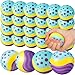 Vertintong 24 Pcs Monsters Birthday Party Favor 25 Inch Stress Balls Dots Squeeze Fidget Toys for Kids Adults Blue Purple Monsters Game Party Favors Dots Valentines Gifts for Coworker Classroom Prize - Image 2