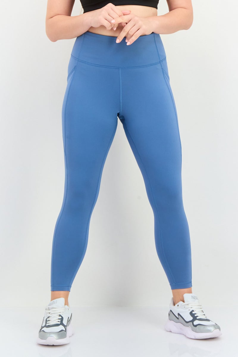 PUMA Women Sportswear Fit Pull On Training Leggings, Dusty Blue - Image 1
