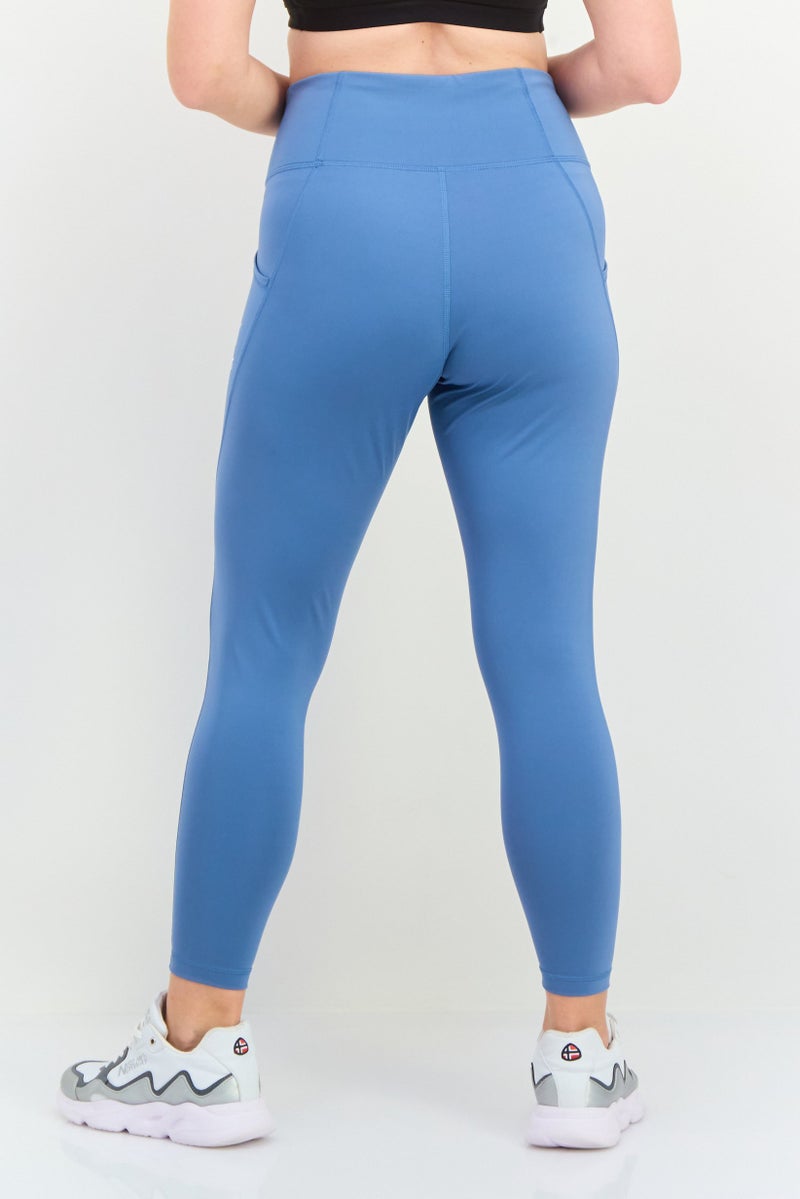 PUMA Women Sportswear Fit Pull On Training Leggings, Dusty Blue - Image 3