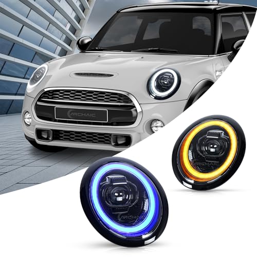 Archaic Headlights Assembly Compatible with 20022006 R50 MINI HardtopHatchback 20022006 R53 MINI HardtopHatchback 20052008 R52 MINI ConvertibleBlack