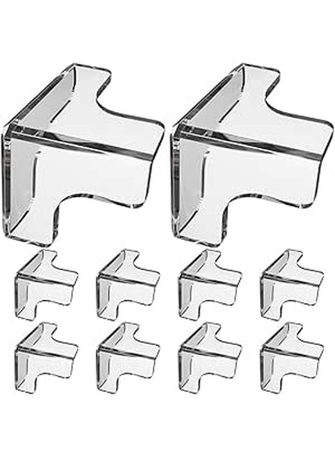 10 Pcs Soft PVC Furniture Bumpers Table Corner Protectors Safety Edge Guards - Image 1