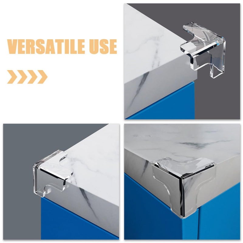 10 Pcs Soft PVC Furniture Bumpers Table Corner Protectors Safety Edge Guards - Image 4