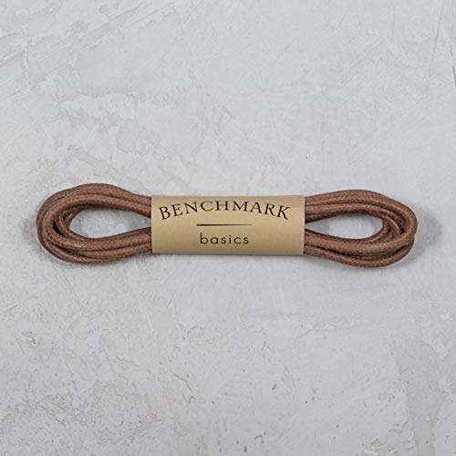 Benchmark Basics Walnut 36" Round Waxed Cotton Shoelaces | 2mm (5/64”) Width (36 Inches, Walnut) - Image 3