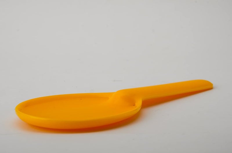 Neena Crockeries Rice Serving SpoonPalta Yellow and Red Set of 2  - Image 5