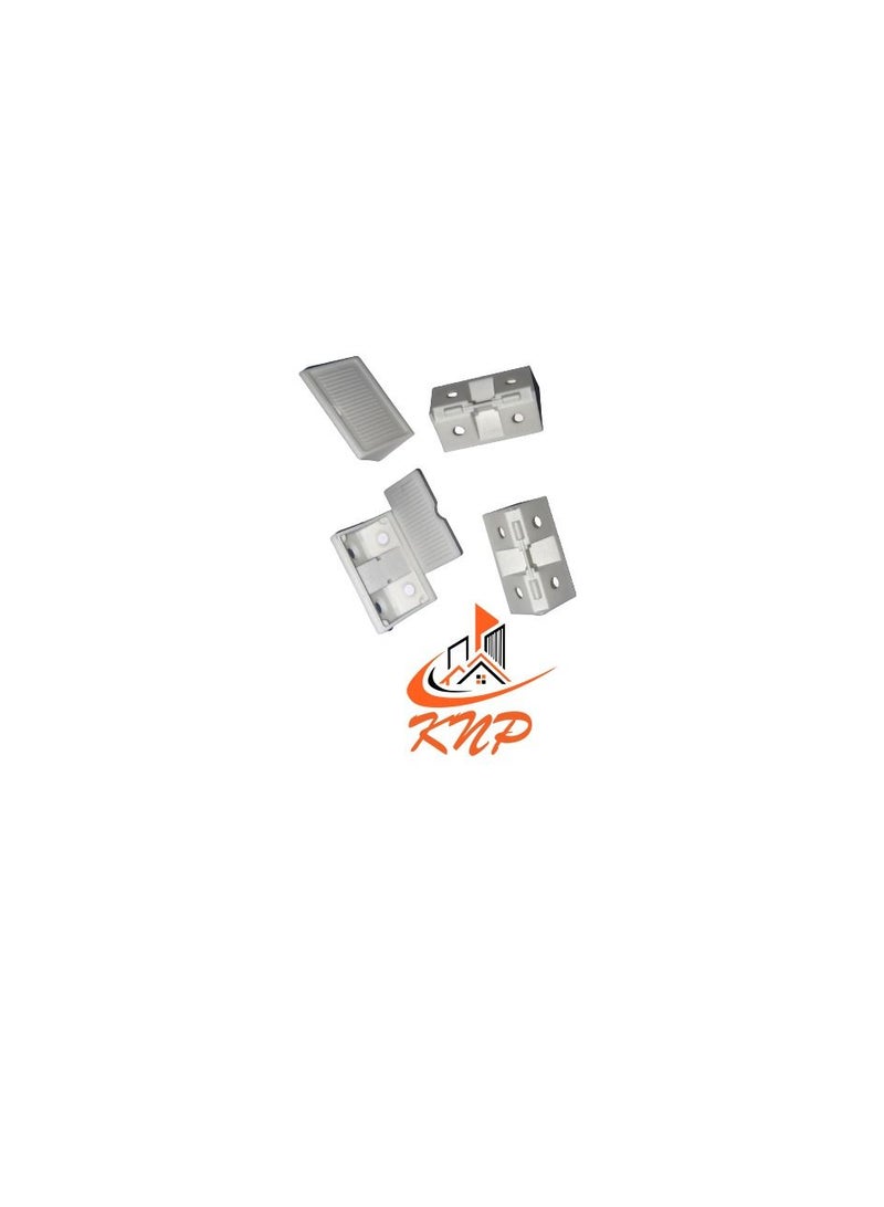 KNP KNP PVC Shelf Support White - Pack of 12 pieces  - Image 3