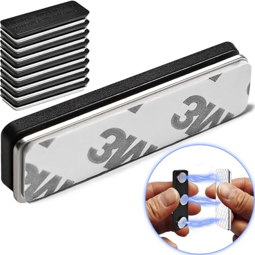 Takngjd Curtain Magnets Closure with Adhesive for Blackout Curtains Magnetic Curtain Clips to Hold Curtains Closed12 Pair - Image 1