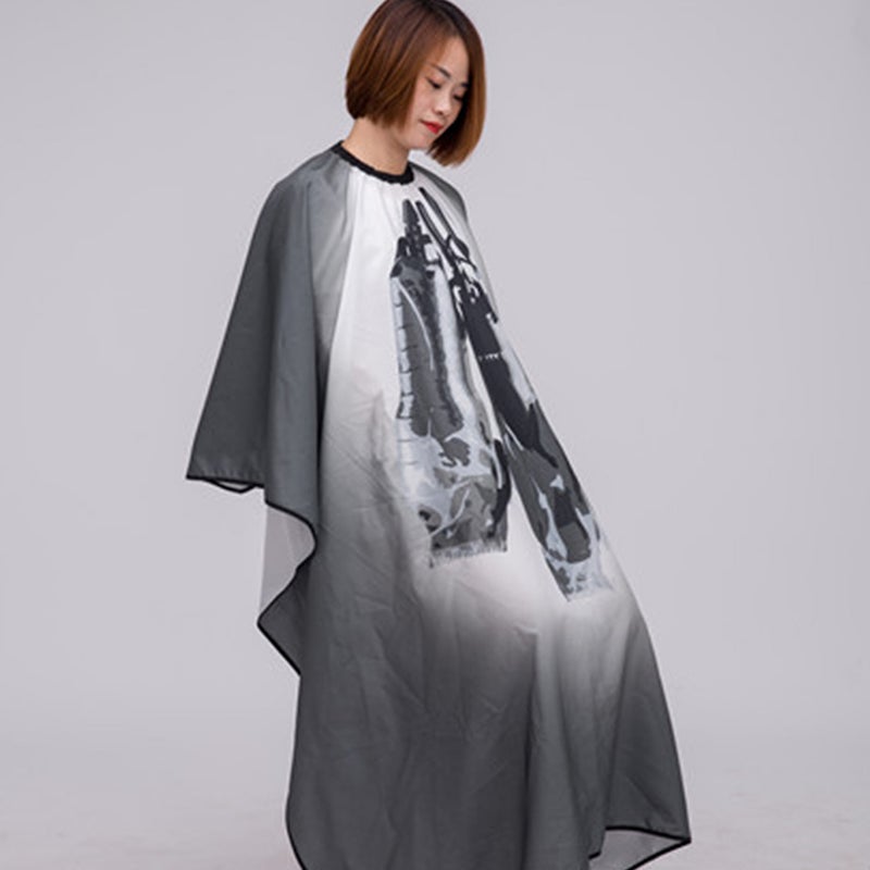 Salon Apron For Cutting And Hair Dye Reusable Protective Cloth Fabric 160X140X1CM 1Pack - Image 4