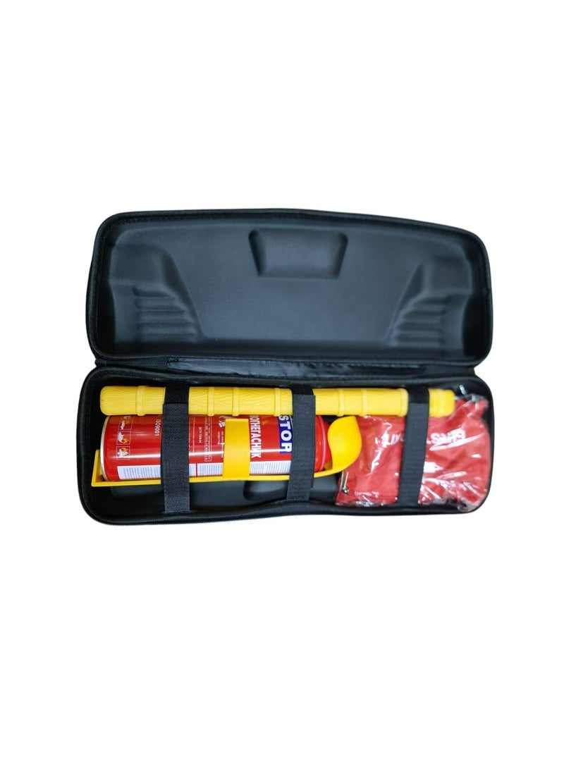 HYUNDAI Roadside Safety Kit With Fire Extinguisher, First Aid Kit And Triangle With Bag Hyundai Cars - Image 2