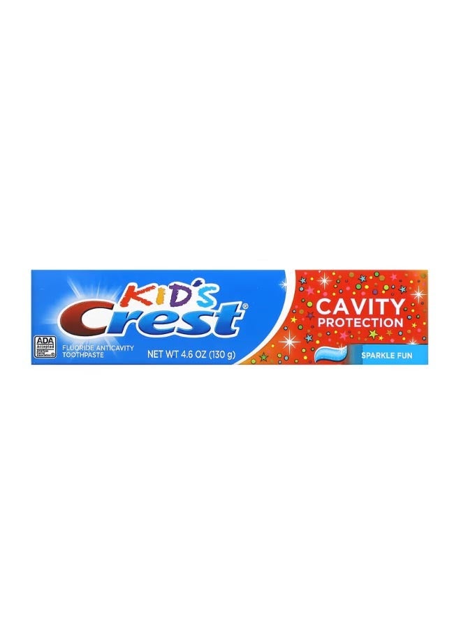 كرست Kids Fluoride Anticavity Toothpaste Sparkle Fun 4.6 oz 130 g - Image 2