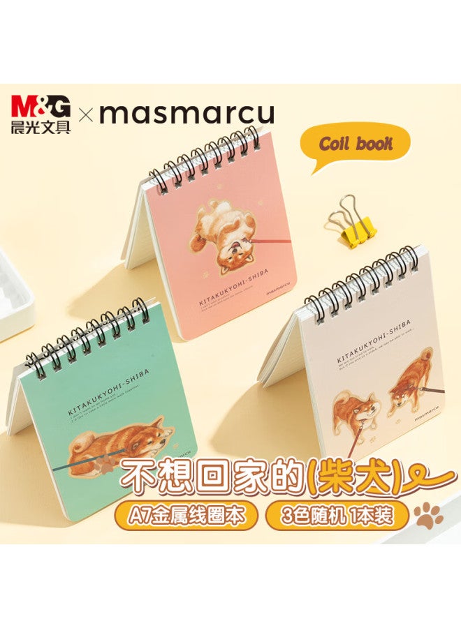 Masmarcu M&g Spiral Notebook A7 Small Notepad Portable Journal English Vocabulary Book Student Learning Supplies Xiaochainu 1 Book Random Xq0314 - Image 1
