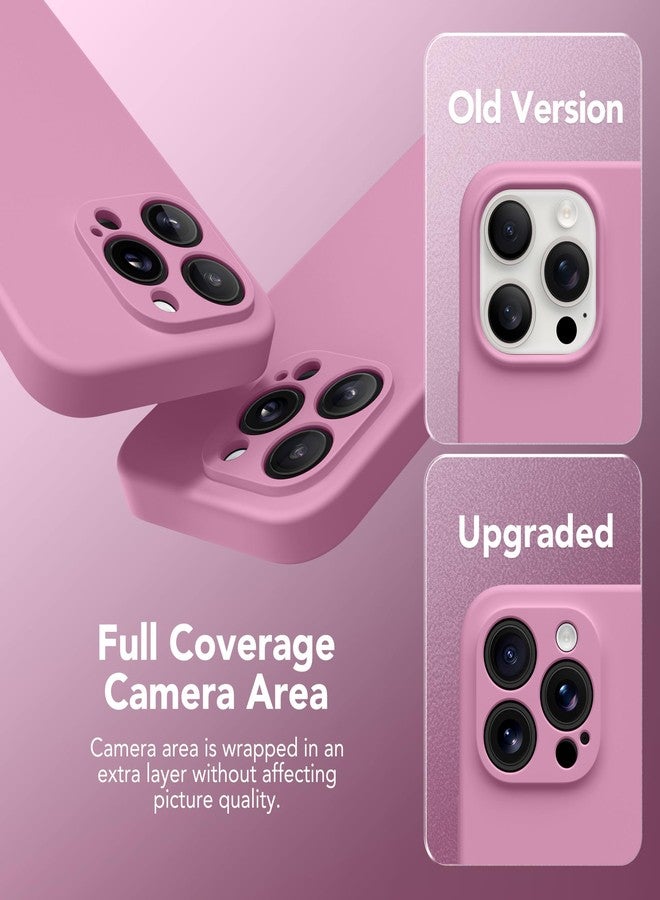 SuydanBox Magnetic for iPhone 15 Pro Case, Compatible with MagSafe, [Full Camera Protection][Screen Protector] Silicone Shockproof Protective Phone Case for iPhone 15 Pro 6.1", Blackcurrant - Image 5