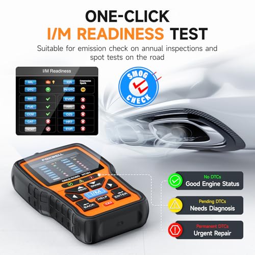 Foxwell ماسح ضوئي FOXWELL NT301 OBD2 لقراءة رموز التشخيص البيانية للبيانات الحية للميكانيكيين المحترفين أداة مسح OBDII لفحص ضوء المحرك شاشة ملونة 2.8 بوصة ماسح OBD II للمركبات من 1996 أو أحدث - Image 5