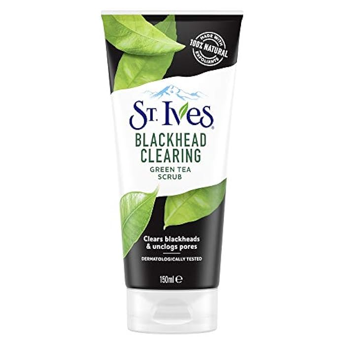 St. Ives by St. Ives, Blackhead Clearing Green Tea Scrub -150ml/5oz - Image 1