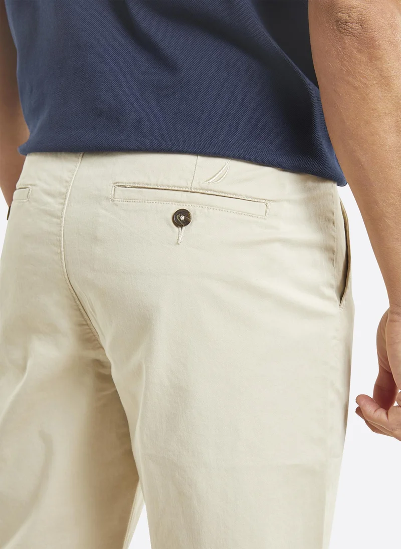 نوتيكا Men Chino Shorts for Everyday Casual Wear-Beige