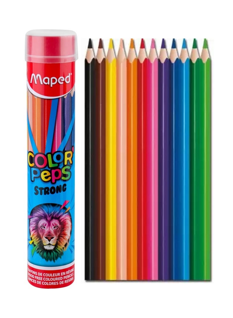 Maped 12-Piece Colour Pencils in Cylinder Multicolour - Image 1