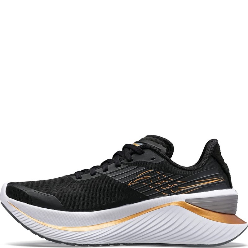 Saucony Men's Endorphin Shift 3 Running Shoe, Black/GOLDSTRUCK, 10 Medium - Image 2