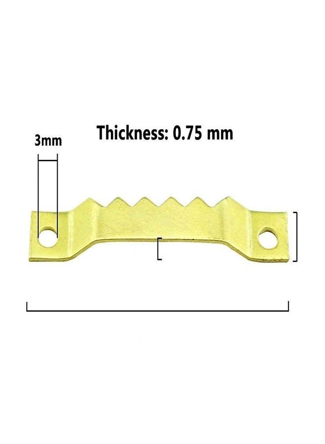 DIY Crafts Pack of 3 Sets, Hanger Picture + Screw, Hanger Picture Frame Hanging Hanger Double Hole with Screws for GIF (Pack of 3 Sets, Hanger Picture + Screw) - Image 3