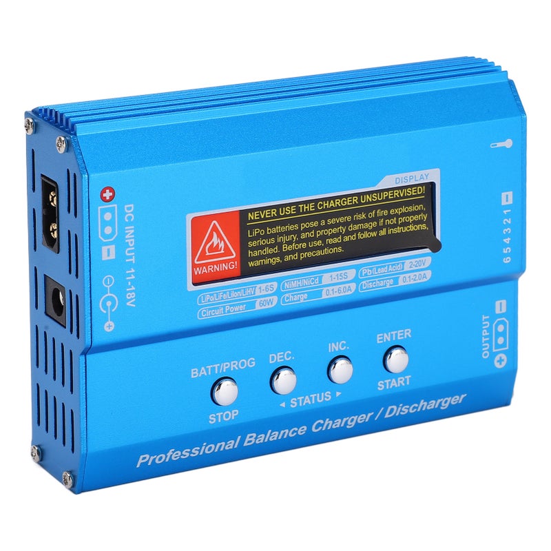 B6 V2 Lipo Battery Balance Charger and Discharger Smart Balance Charger for LiPo LiFe Liion 60W 6A - Image 4