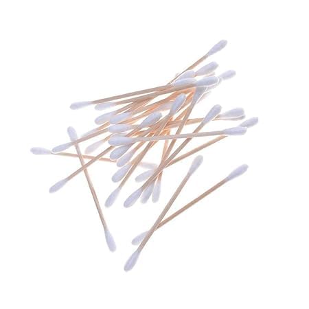 Awadh Wooden Bamboo Soft Cotton Ear Buds For Cleaning Ears Earbuds Cotton Ear Buds Cleaner Cotton Buds Earwax Remover Pack Of 1 1 X 80 Sticks - Image 3