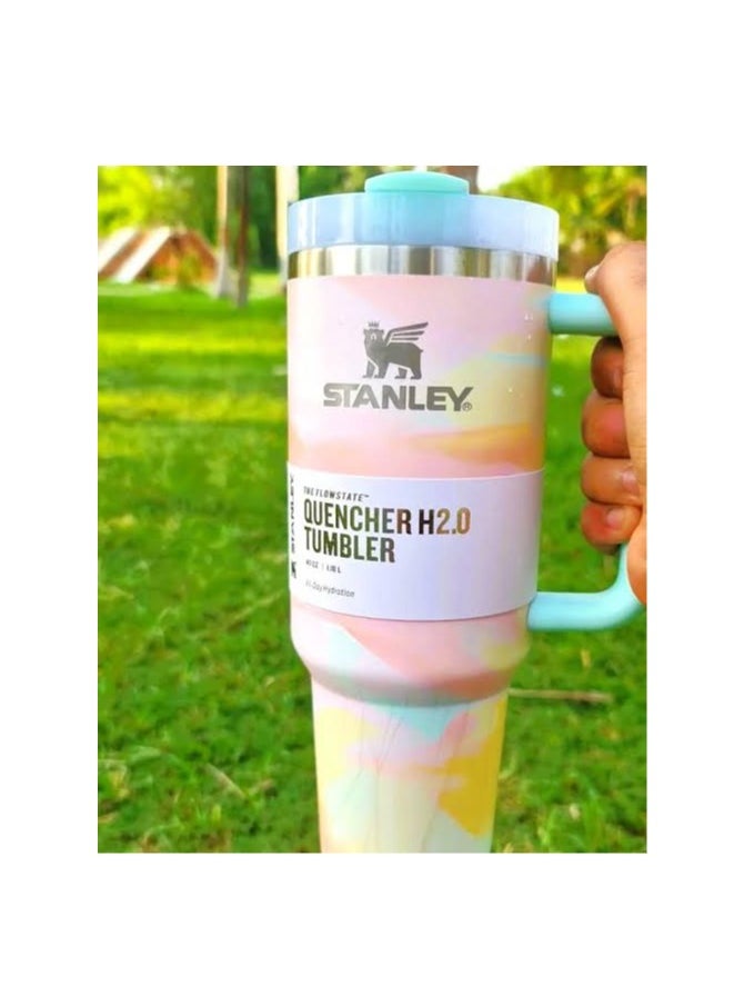 Stanley - Stanley Quencher H2.0 FlowState Stainless Steel (marble) - Image 1