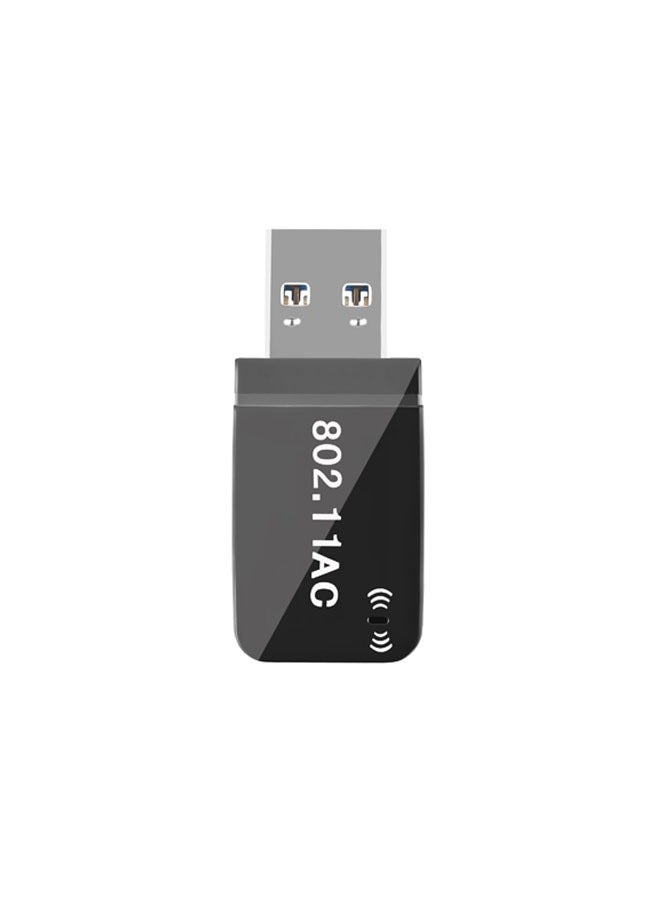 General USB WLAN Stick, 1300 Mbit/s USB WLAN Adapter, Dual-Band WiFi Stick (up to 867Mbps 5.8GHz/400Mbps 2.4GHz), USB3.0 for PC/Desktop/Laptop, Compatible with Windows XP/11/10/8.1/8/7/, Mac OS  - Image 1