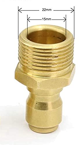 NE 38 M22 Brass Quick Plug Brass - Image 2