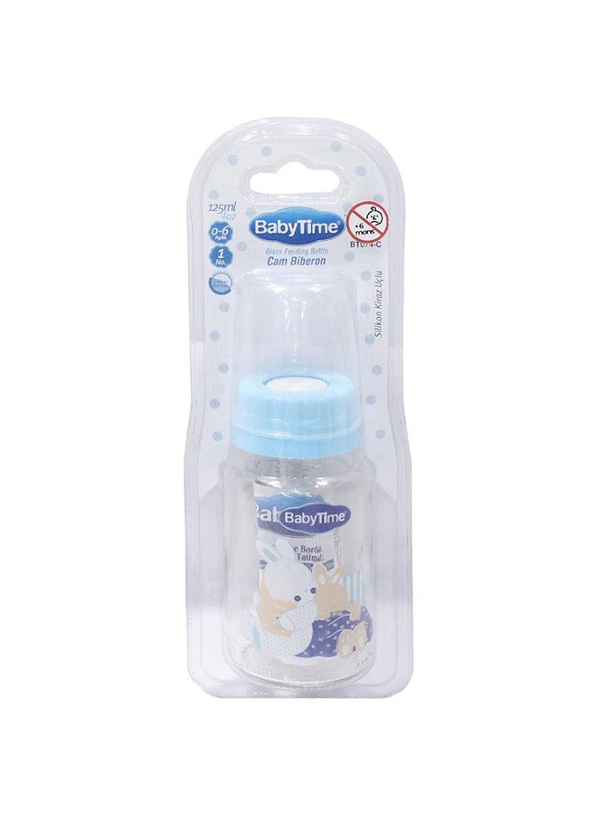 Baby Time Baby Time Baby Glass Feeding Bottle 150ml 