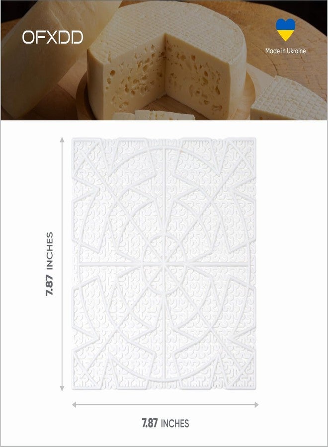 OFXDD Cheese Draining & Ripening Mat - Plastic Cheese Ripening Mesh (7.87x7.87 Inches) - Cheese Plastic Drying Mats, 3 Pcs - Image 3