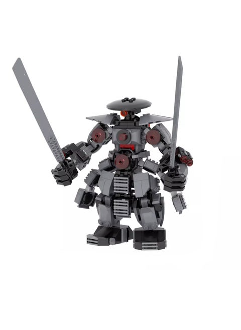 Children's Self-assembly Small Particle Toy Building Blocks Giant Rock Warrior Mecha Model Hand-made Creative Plug-in Toys