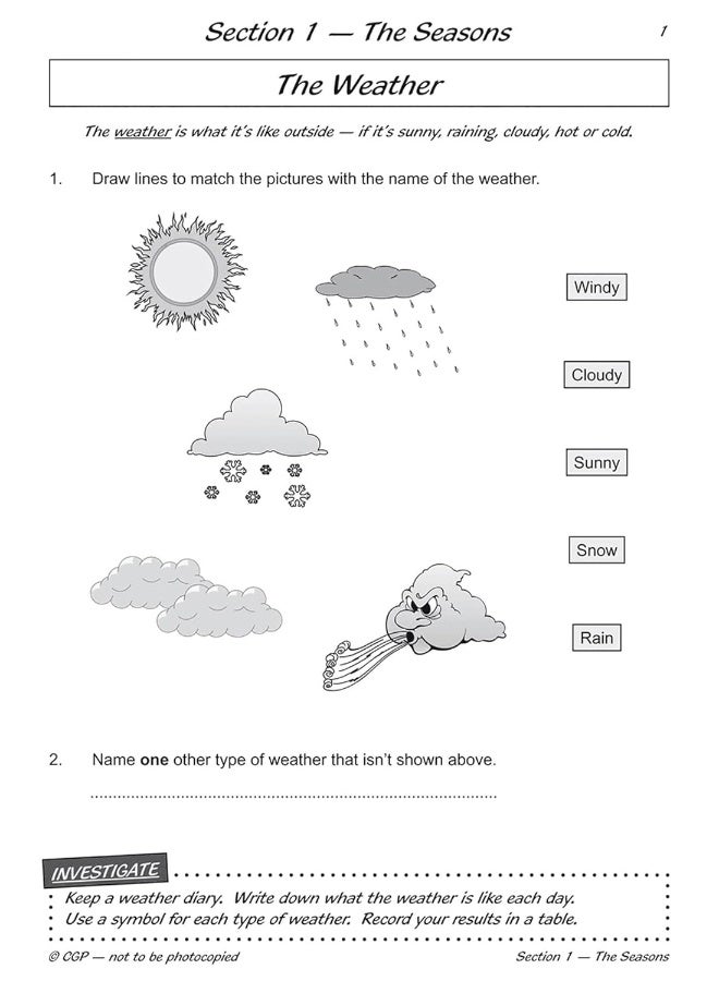KS1 Science Year One Workout: Plants & the Seasons - Image 4