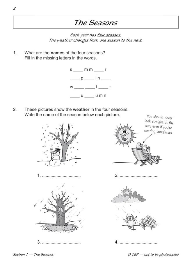 KS1 Science Year One Workout: Plants & the Seasons - Image 5