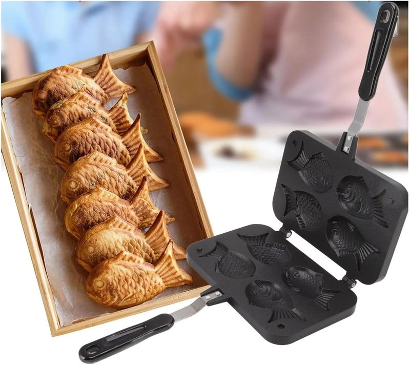 Cooking Bakeware Fish Shape Cake Maker Non Stick Double Baking Pan Mold - Image 3
