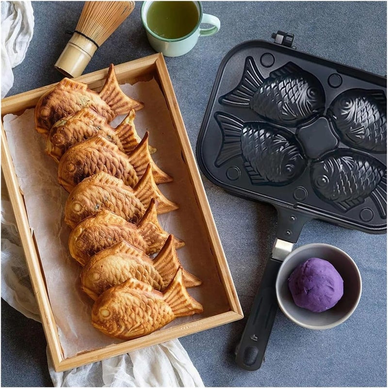 Cooking Bakeware Fish Shape Cake Maker Non Stick Double Baking Pan Mold - Image 2
