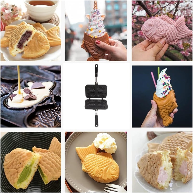 Cooking Bakeware Fish Shape Cake Maker Non Stick Double Baking Pan Mold - Image 5