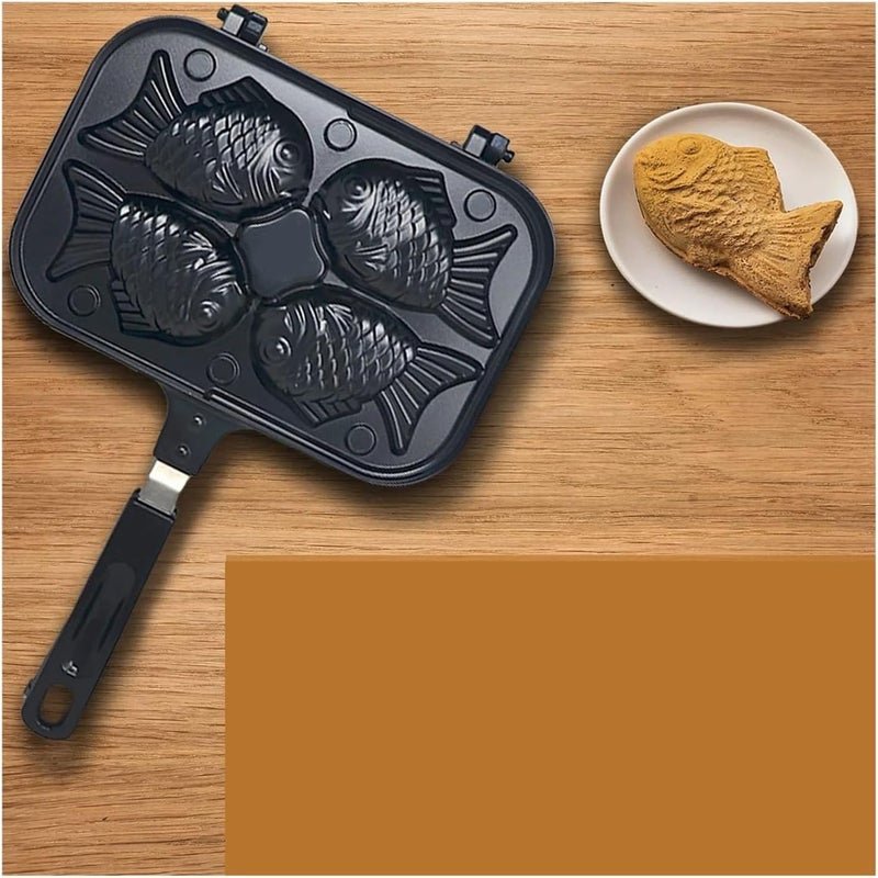 Cooking Bakeware Fish Shape Cake Maker Non Stick Double Baking Pan Mold - Image 4