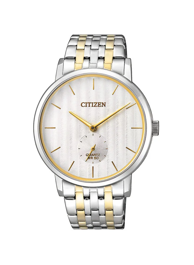 CITIZEN Men's Stainless Steel with Two-tone Gold Plating Strap  Watch BE9174-55A - 39 mm