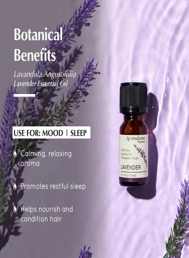 AROMAFUME Lavender Essential Oil - 100% Natural, Therapeutic Grade Essential Oil - Pure, Calming Aromatherapy Oil for Diffusers, and to Aid Sleep - 10ml - Image 3