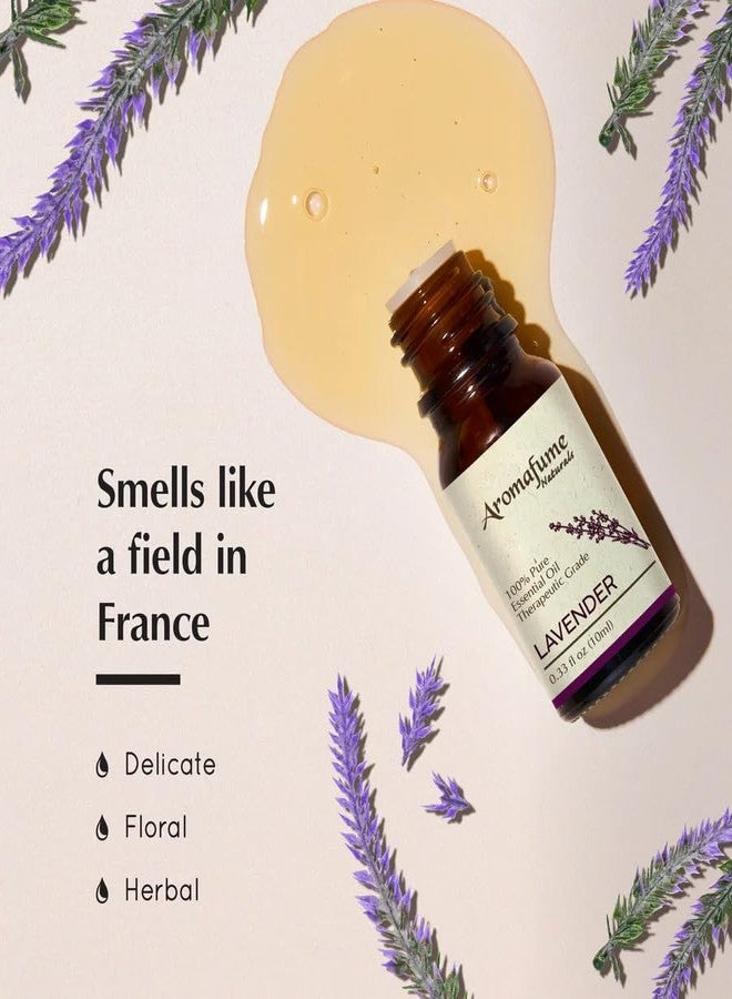 AROMAFUME Lavender Essential Oil - 100% Natural, Therapeutic Grade Essential Oil - Pure, Calming Aromatherapy Oil for Diffusers, and to Aid Sleep - 10ml - Image 4