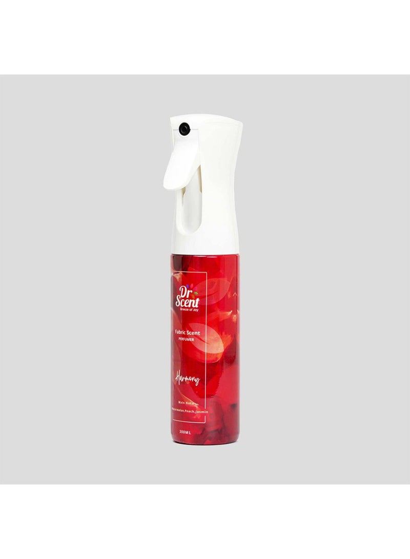 DANUBE HOME Dr Scent Fabric Spray 300ml – Long-Lasting Harmony Fragrance, Premium Fabric Freshener for Clothes, Upholstery, Curtains & Linens, Eliminates Odors & Leaves a Refreshing Scent - Image 2